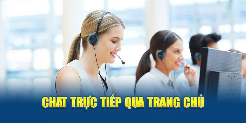 Chat trực tiếp qua trang chủ