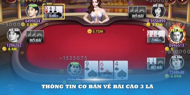 Thông tin cơ bản về bài ba lá